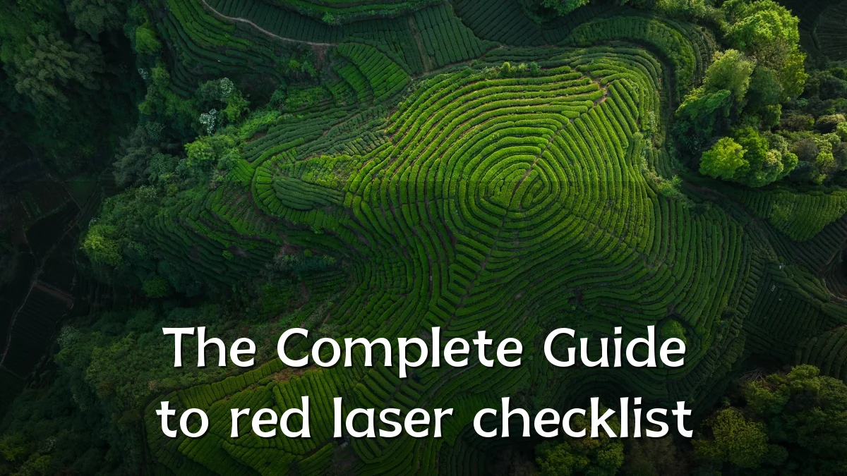 The Complete Guide to red laser checklist