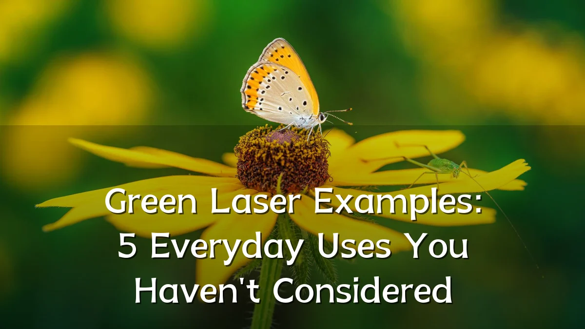 Green Laser Examples: 5 Everyday Uses You Haven't Considered
