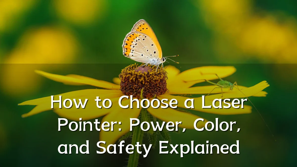 How to Choose a Laser Pointer: Power, Color, and Safety Explained