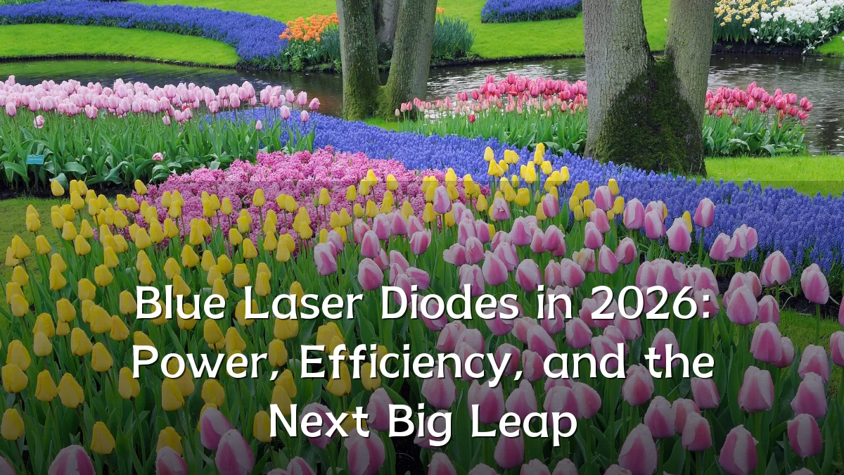 Blue Laser Diodes in 2026: Power, Efficiency, and the Next Big Leap
