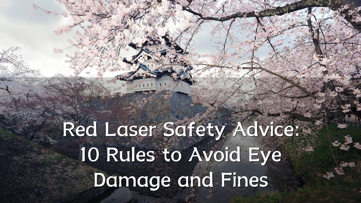 Red Laser Safety Advice: 10 Rules to Avoid Eye Damage and Fines