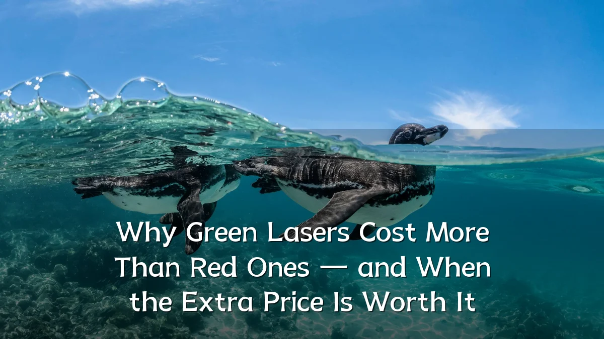 Why Green Lasers Cost More Than Red Ones — and When the Extra Price Is Worth It