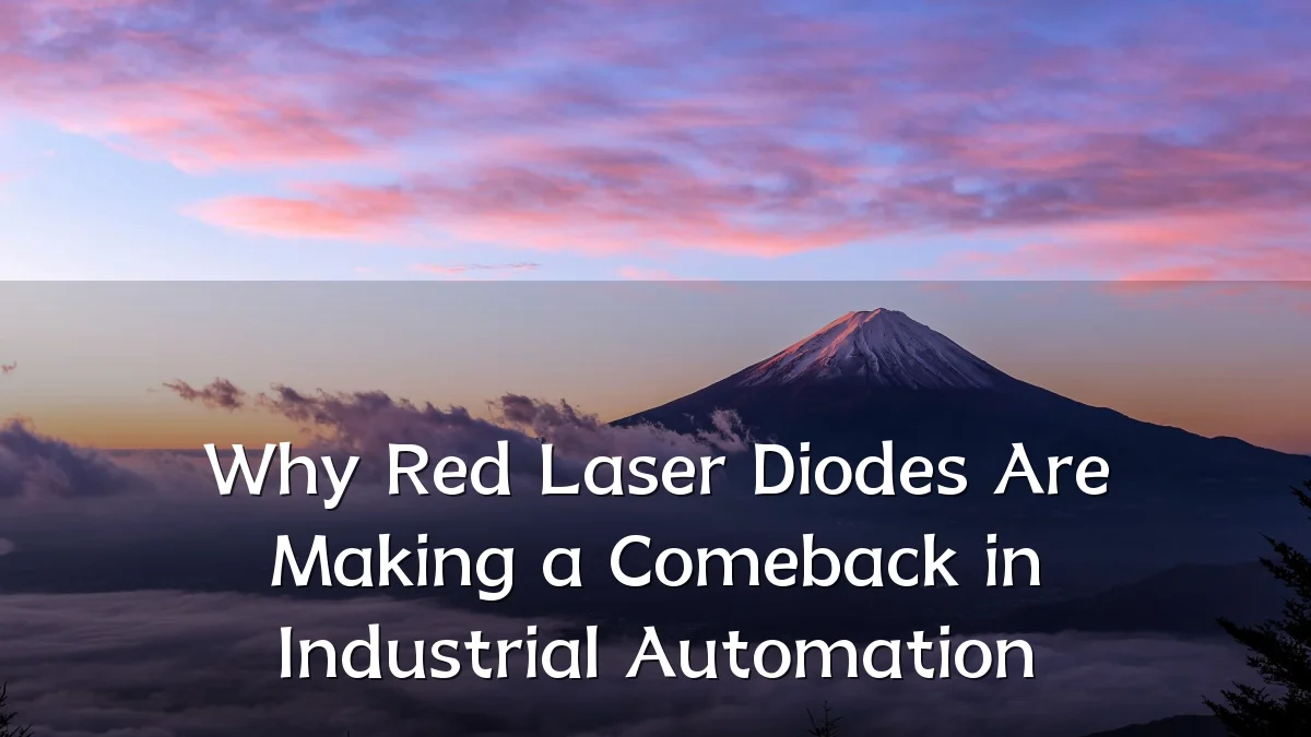 Why Red Laser Diodes Are Making a Comeback in Industrial Automation